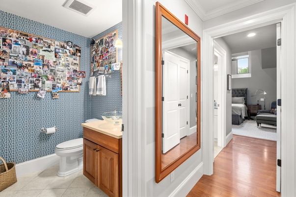 Bathroom, Bedroom, Interior, Recessed Lighting, Wood Texture Flooring