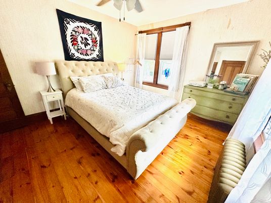 Bedroom, Interior, Wood Texture Flooring