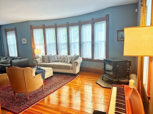 Fireplace, Interior, Living room, Piano, Wood Texture Flooring