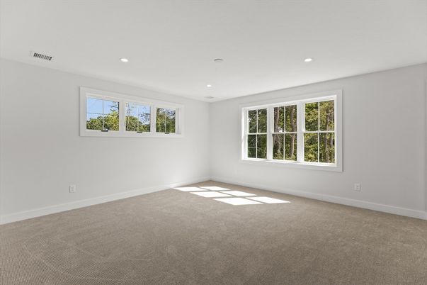 Empty room, Interior, Recessed Lighting