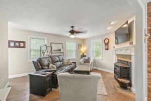 Fireplace, Interior, Living room, Wood Texture Flooring