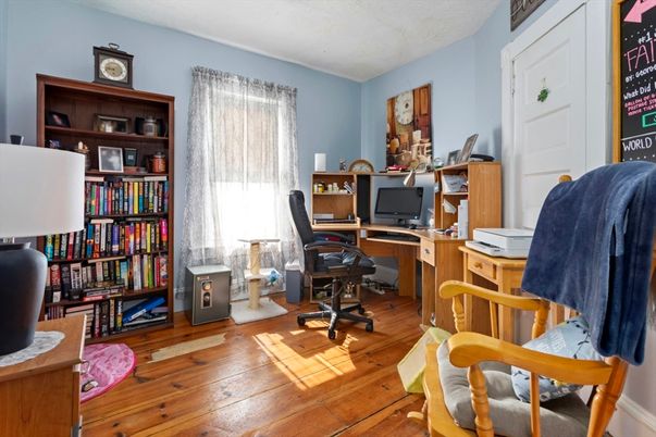 Home Office, Interior, Wood Texture Flooring