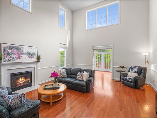 Fireplace, Interior, Living room, Wood Texture Flooring