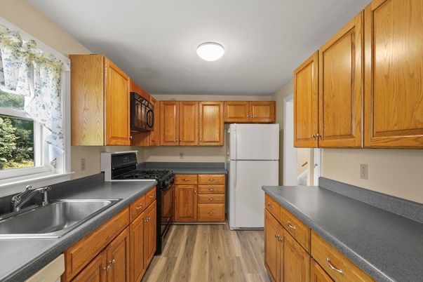 Interior, Kitchen, Wood Texture Flooring