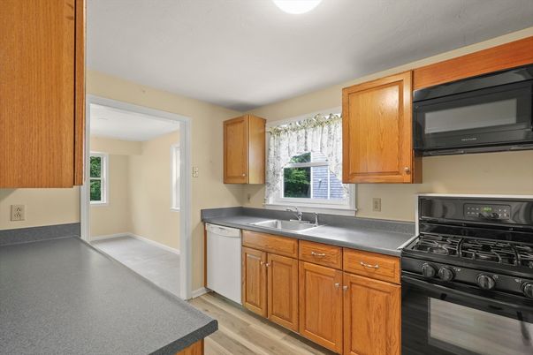 Interior, Kitchen, Wood Texture Flooring