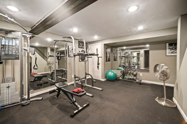 Fitness Equipment, Interior, Recessed Lighting
