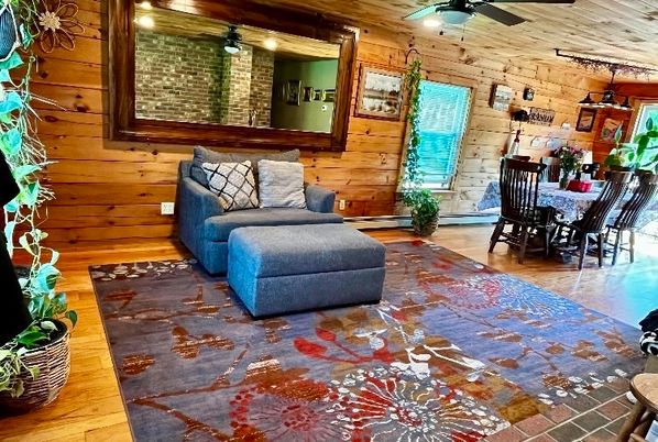 Dining room, Interior, Wood Texture Flooring, Wooden Walls