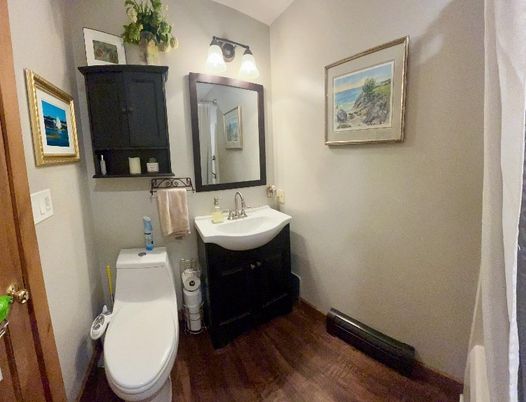 Bathroom, Interior, Wood Texture Flooring