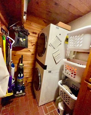 Interior, Washer, Wooden Walls