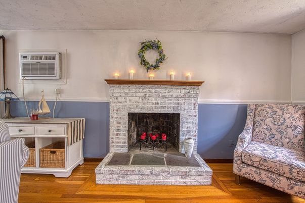 Fireplace, Interior, Wood Texture Flooring