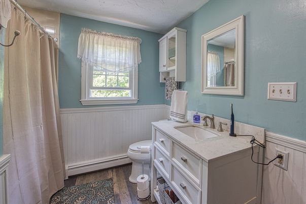 Bathroom, Interior, Wood Texture Flooring