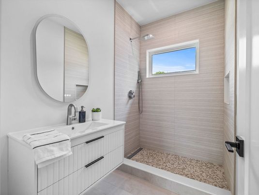 Bathroom, Glass Shower, Interior
