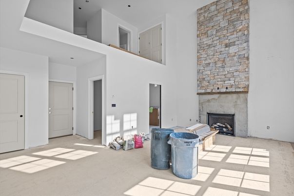 Fireplace, Interior, Stone Walls