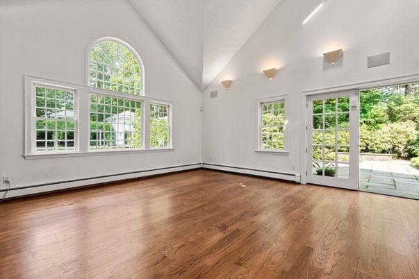 Empty room, Interior, Wood Texture Flooring