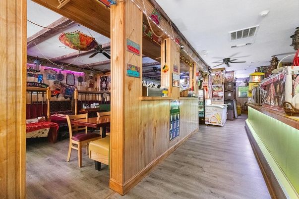 Dining room, Interior, Wood Texture Flooring, Wooden Walls
