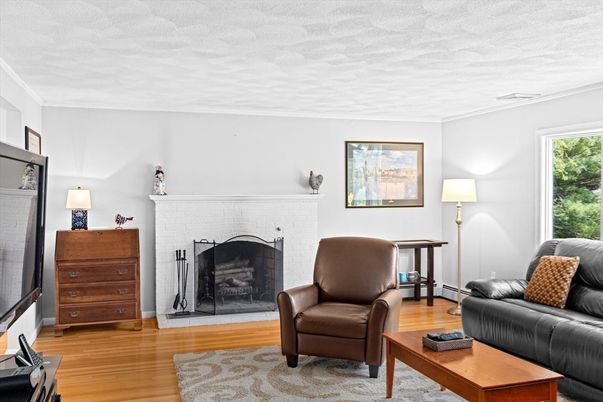 Fireplace, Interior, Living room, Wood Texture Flooring