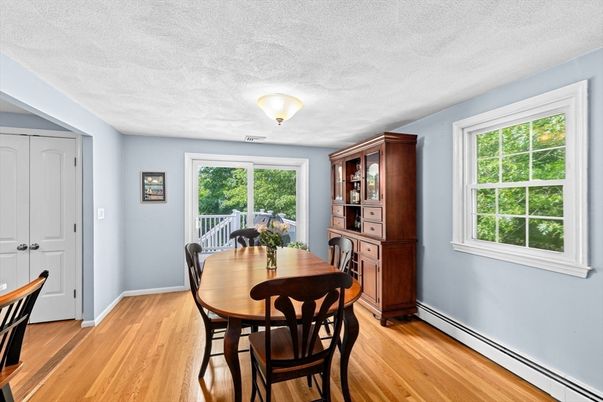 Dining room, Interior, Wood Texture Flooring