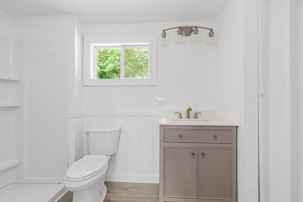 Bathroom, Interior, Wood Texture Flooring