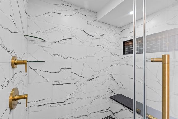Bathroom, Interior, Marble Walls