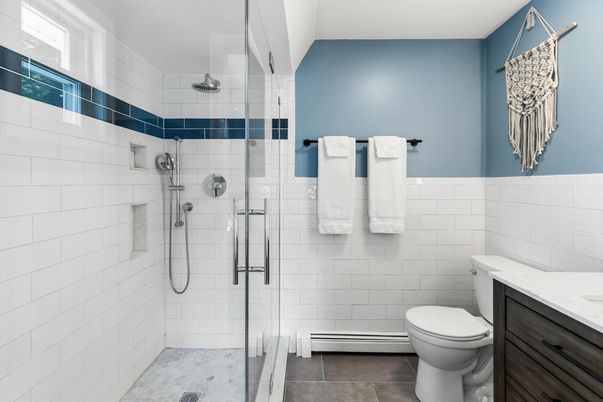 Bathroom, Glass Shower, Interior