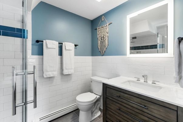 Bathroom, Glass Shower, Interior