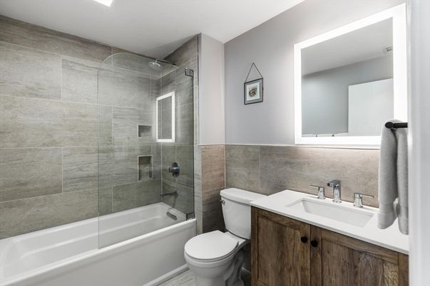 Bathroom, Glass Shower, Interior