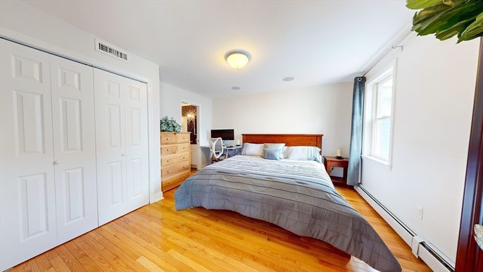 Bedroom, Interior, Wood Texture Flooring