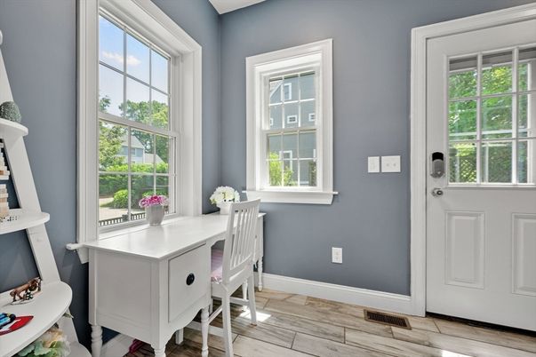 Home Office, Interior, Wood Texture Flooring