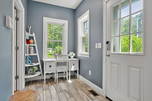 Home Office, Interior, Wood Texture Flooring