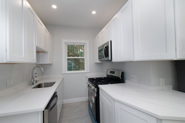 Interior, Kitchen, Marble, Recessed Lighting