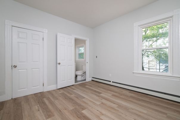 Bathroom, Empty room, Interior, Wood Texture Flooring