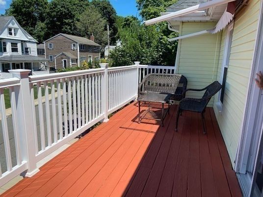 Exterior, Wood Texture Flooring