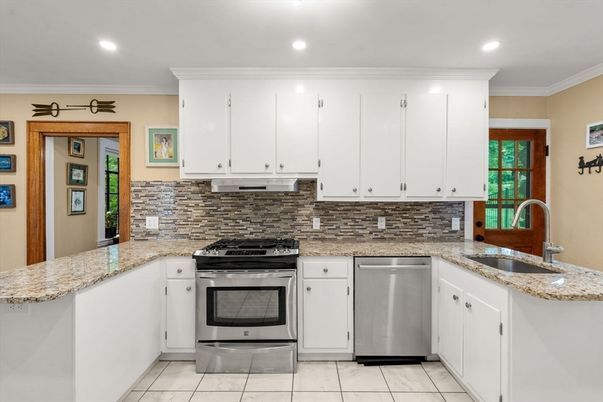 Interior, Kitchen, Recessed Lighting, Stainless Steel Appliances