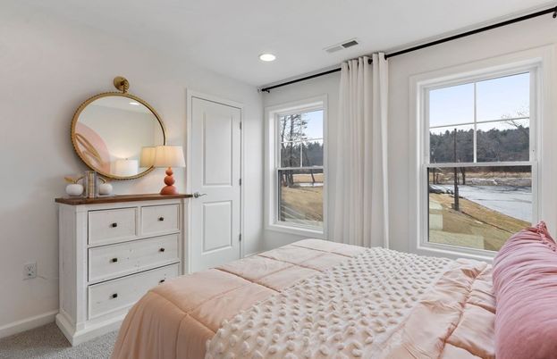 Bedroom, Interior, Recessed Lighting