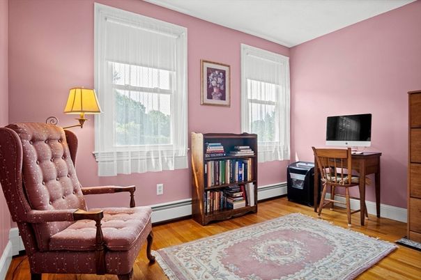 Home Office, Interior, Wood Texture Flooring