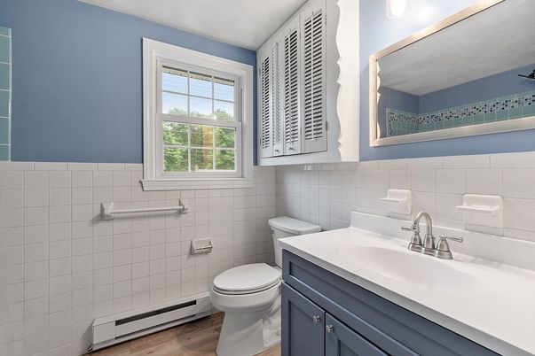 Bathroom, Interior, Wood Texture Flooring