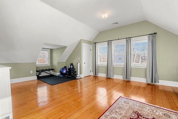 Fitness Equipment, Interior, Wood Texture Flooring