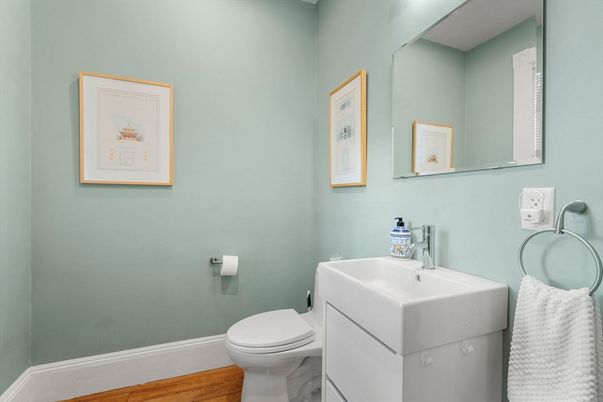 Bathroom, Interior, Wood Texture Flooring