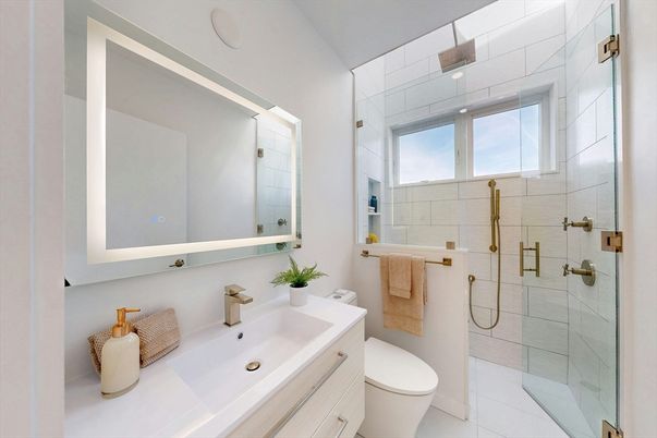 Bathroom, Glass Shower, Interior