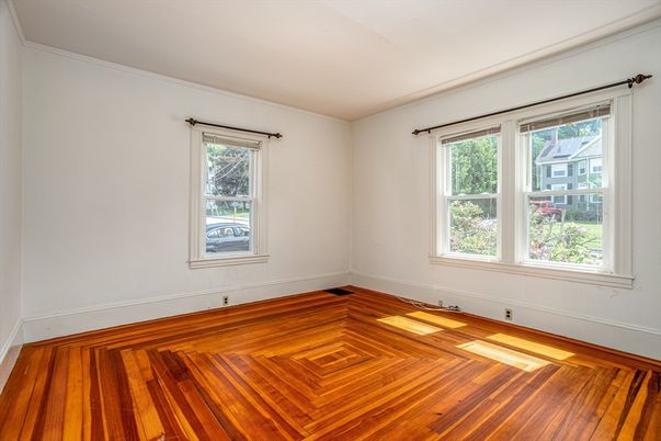 Empty room, Interior, Wood Texture Flooring