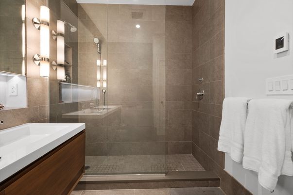 Bathroom, Glass Shower, Interior