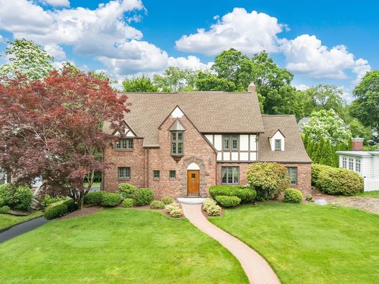 Exterior, Facade, Brick Facade, Tudor Revival