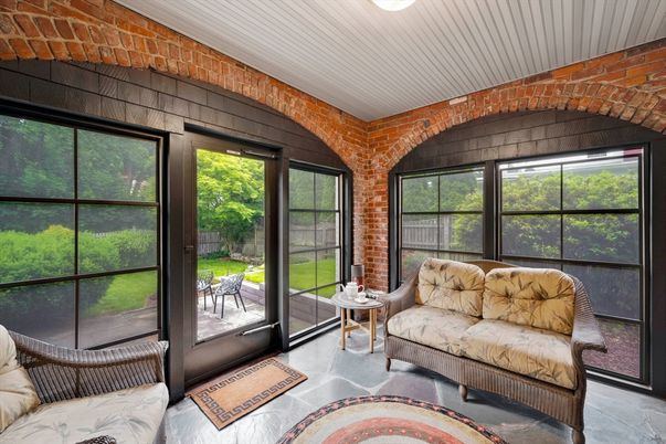 Interior, Stone Walls, Sun Room