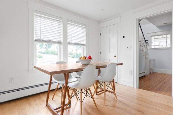 Dining room, Interior, Wood Texture Flooring