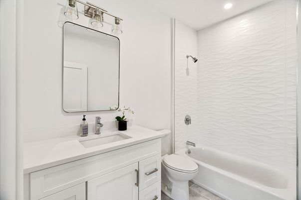 Bathroom, Interior, Recessed Lighting