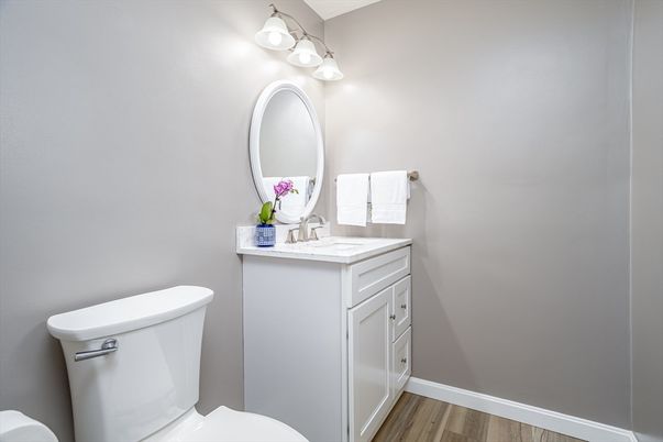 Bathroom, Interior, Wood Texture Flooring