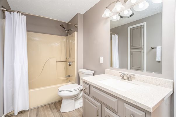 Bathroom, Interior, Wood Texture Flooring