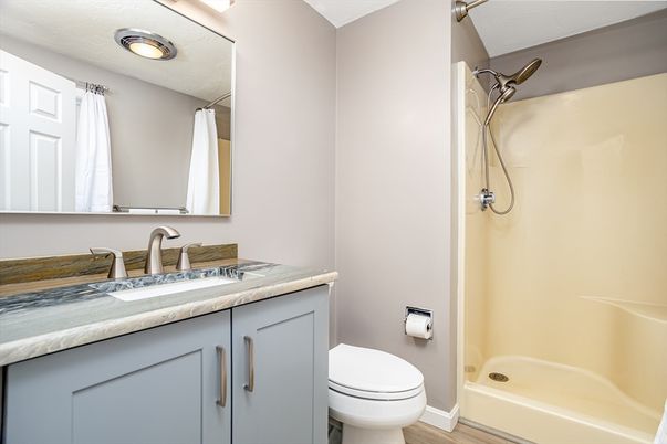 Bathroom, Interior, Wood Texture Flooring
