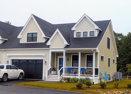 Attached, Exterior, Facade, Farmhouse