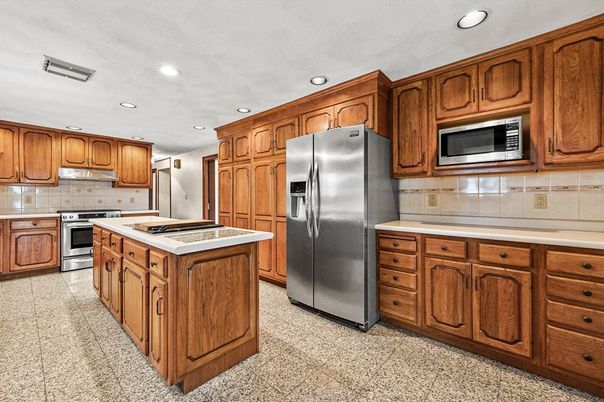 Interior, Kitchen, Recessed Lighting, Stainless Steel Appliances